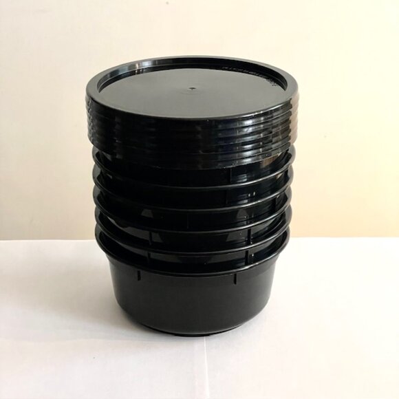 (6) Plastic Microwave Safe 24oz Noodle Soup Bowls w Lids Set - Picture 2 of 16